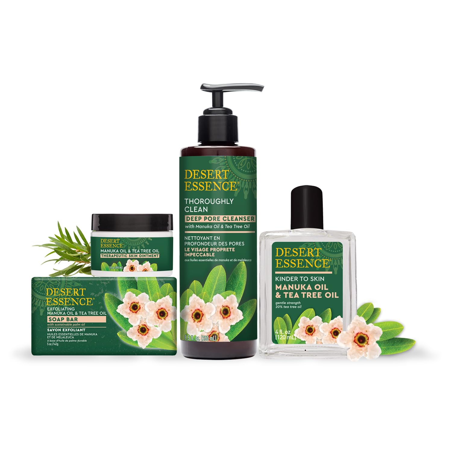Desert Essence balm offering daily moisturization for dry or irritated skin.