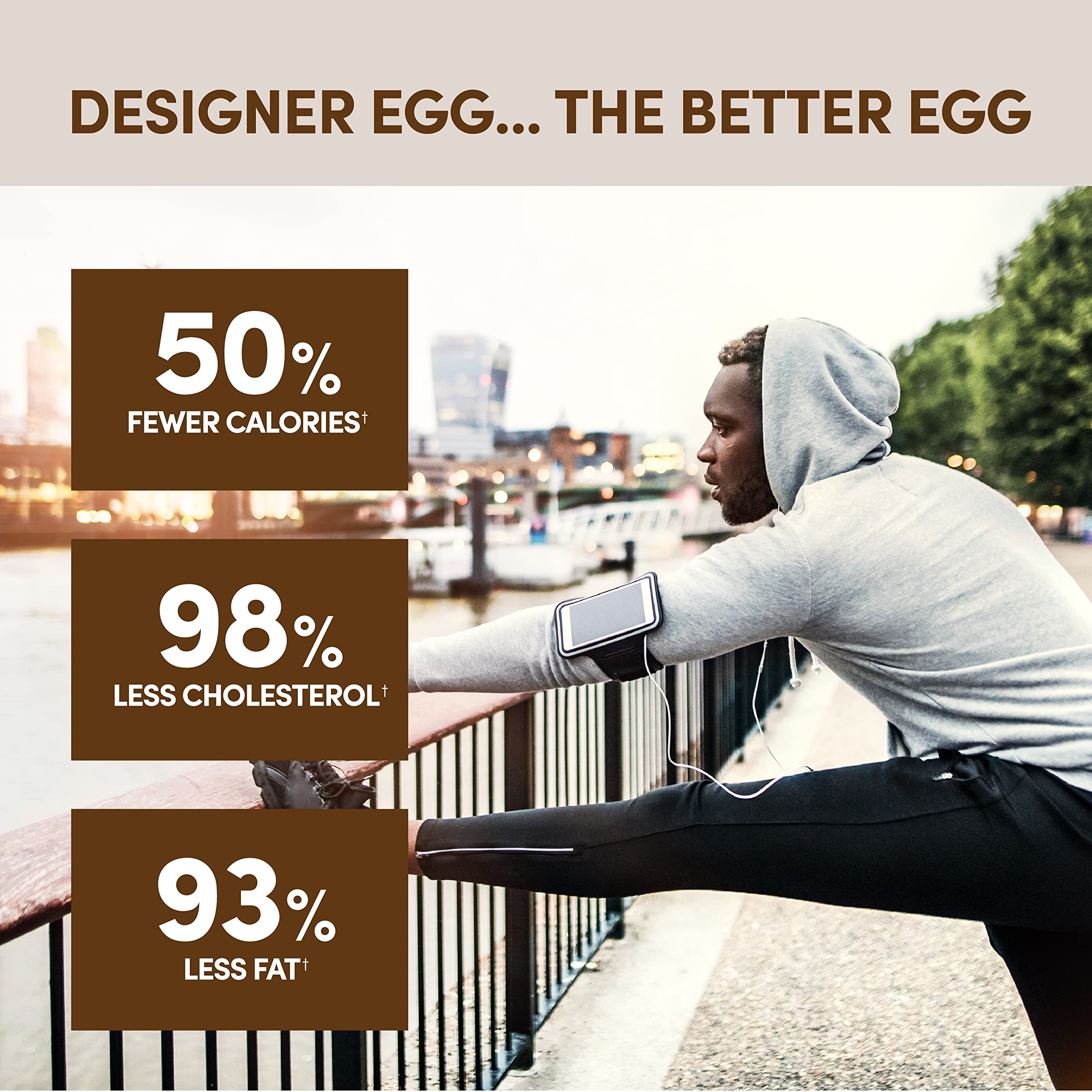 Designer Wellness Designer Egg label emphasizes clean nutrition with no artificial additives