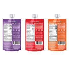 Designer Wellness Protein Smoothie mango-pineapple pouch with real-fruit flavor.