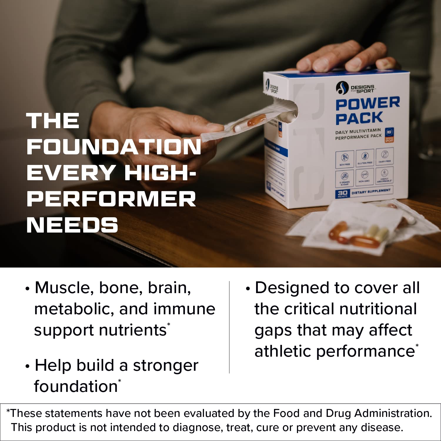 Designs for Sport magnesium bisglycinate capsule with vitamin D3 for bone support