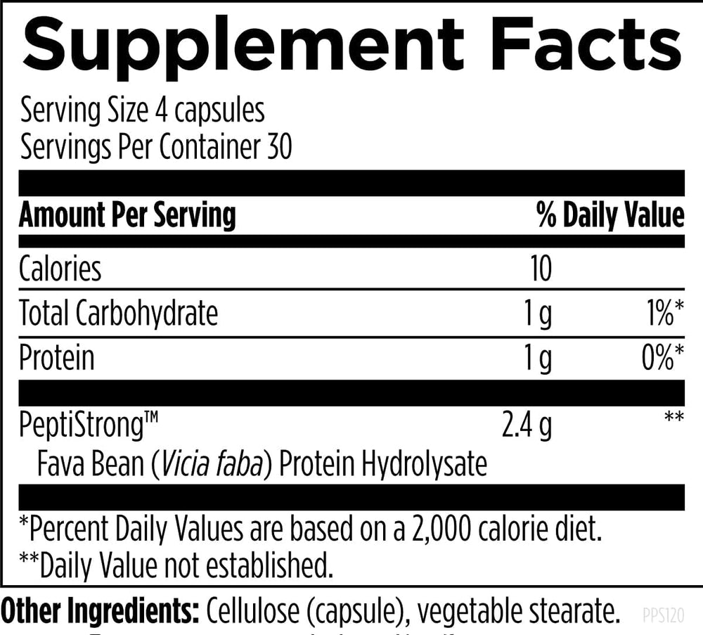 Designs for Sport Pro-Formance Peptides bottle label highlighting vegan peptides.