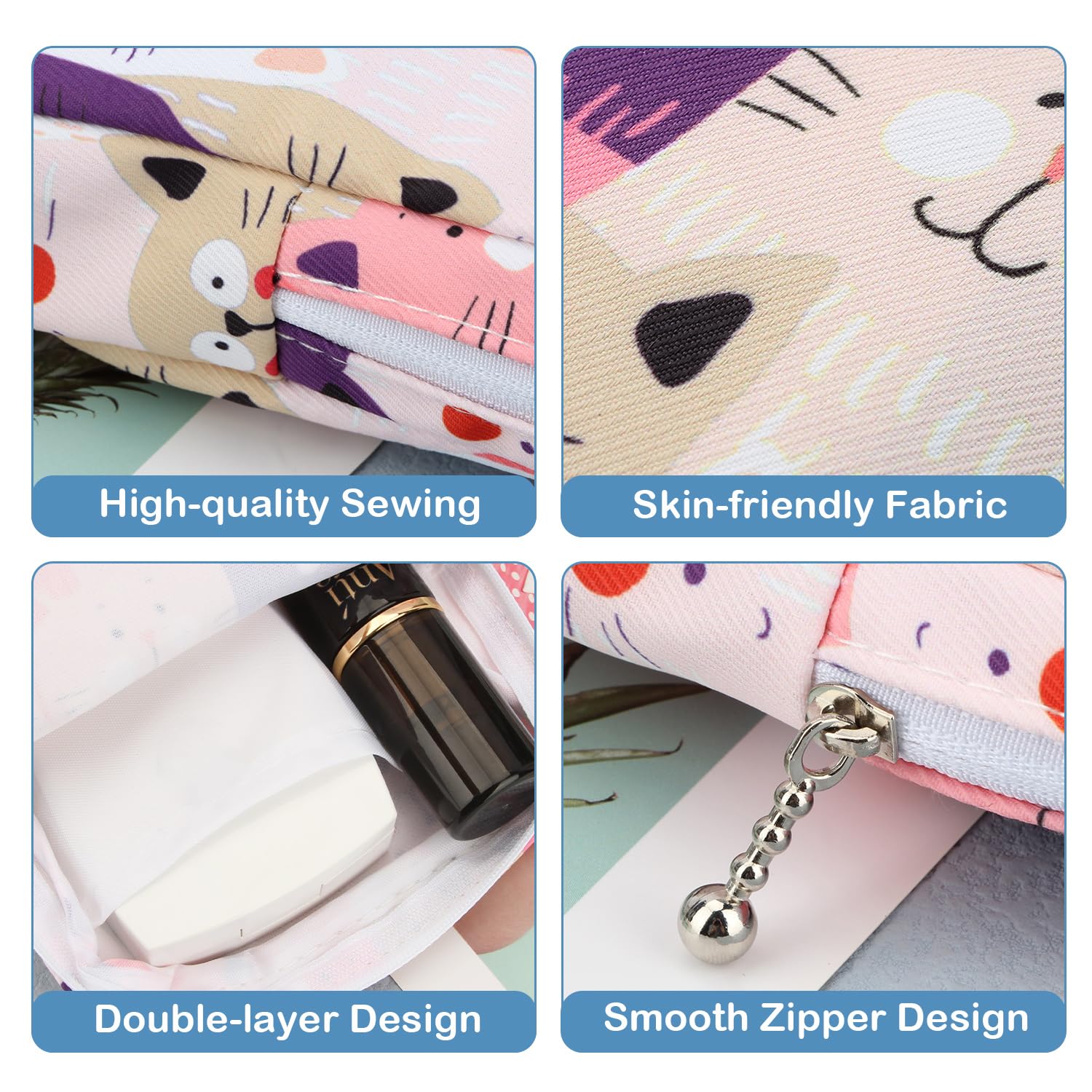 Desing Wish bag soft material feels gentle on skin.