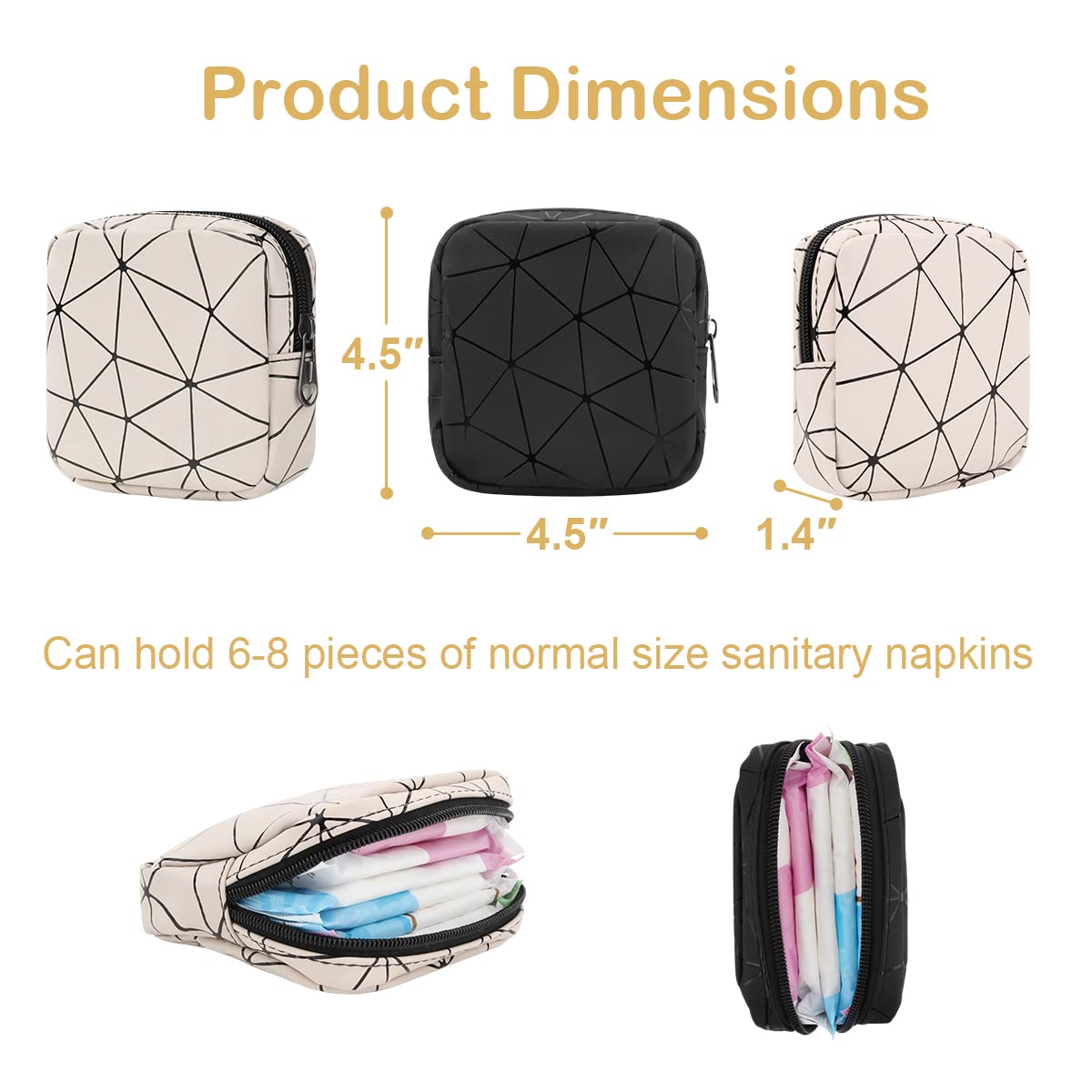 Desing Wish two-pack bag shown closed for compact purse storage.