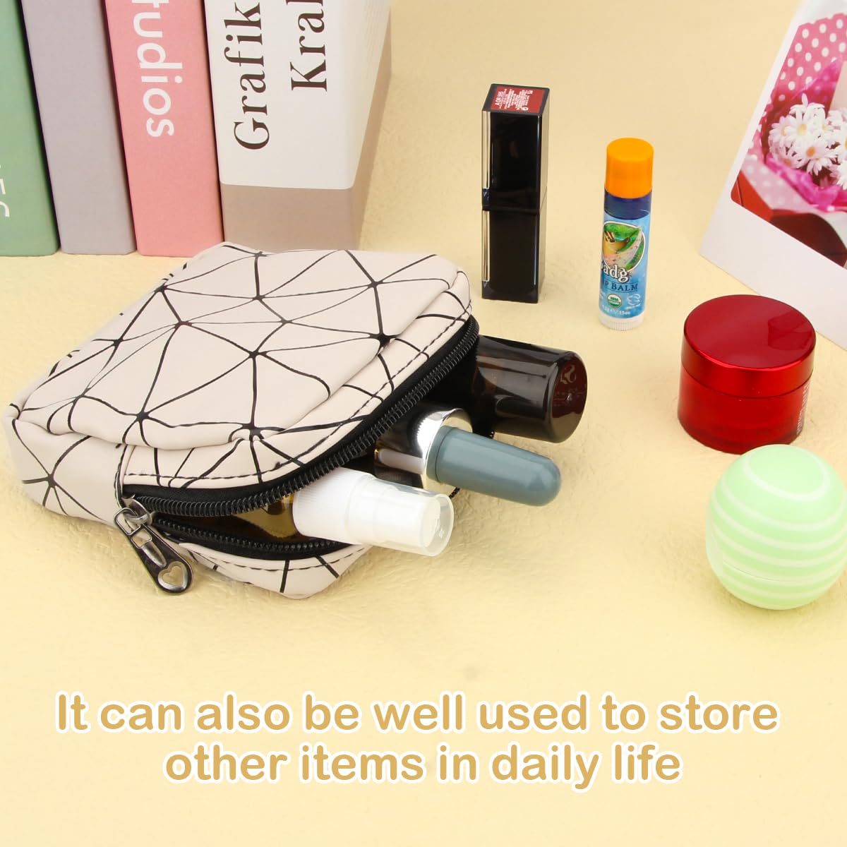 Desing Wish PU leather bag, durable and washable for long-lasting use.