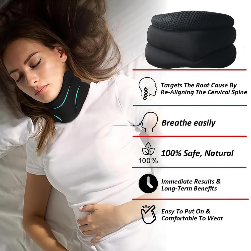 Deternuity travel-ready neck brace is lightweight and easy to carry.
