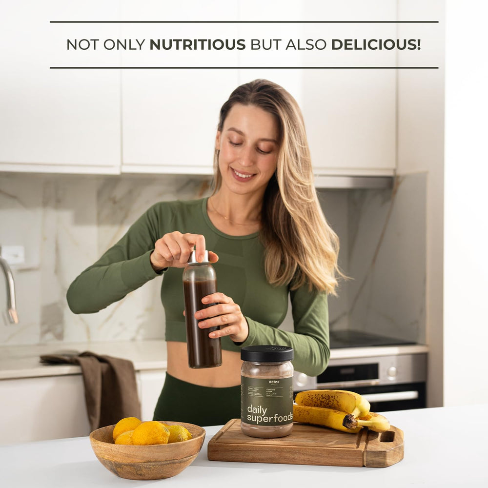 Detox Organics Immuneboost ingredients featuring vitamins and adaptogens