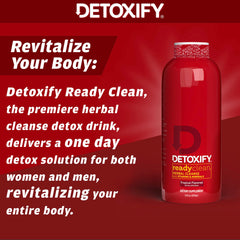 Detoxify burdock-root-elixir bottle emphasizes cleansing with root botanicals.
