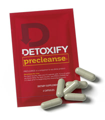 Detoxify Precleanse bottle front view for liver and urinary wellness
