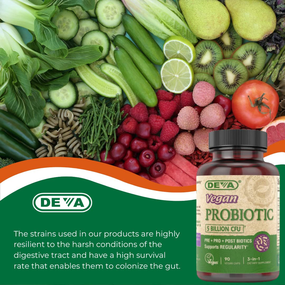 DEVA probiotics stay effective at room temperature without refrigeration