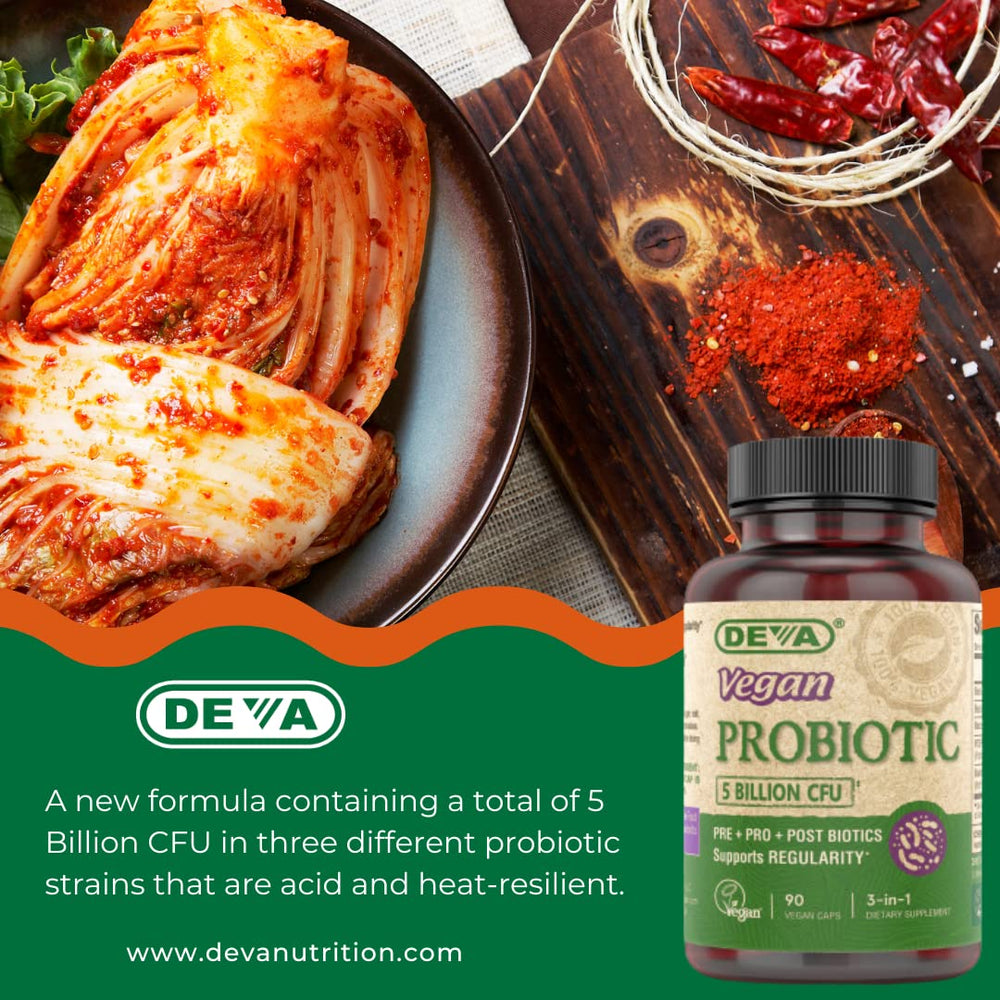 DEVA Certification badge emphasizes vegan, dairy-free formula for label-conscious shoppers