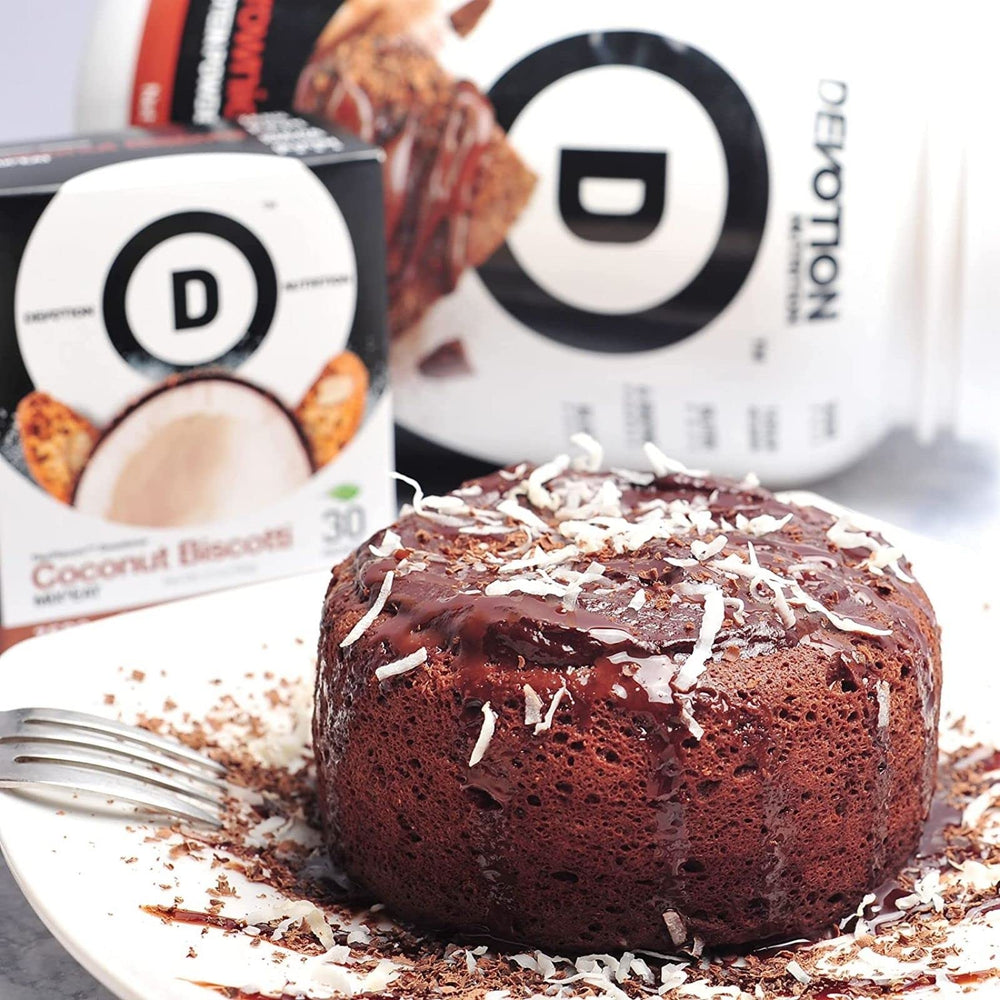 Devotion Nutrition Brownie Batter pudding image for quick protein dessert