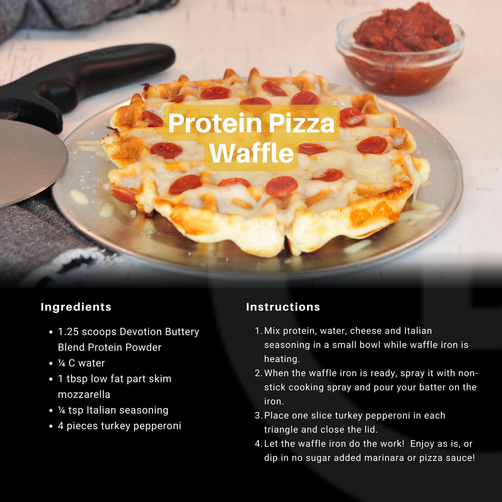 Devotion Nutrition Buttery Blend baking-friendly powder used in a bowl for recipes