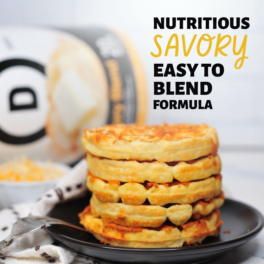 Devotion Nutrition Buttery Blend poured powder over oats for a versatile breakfast