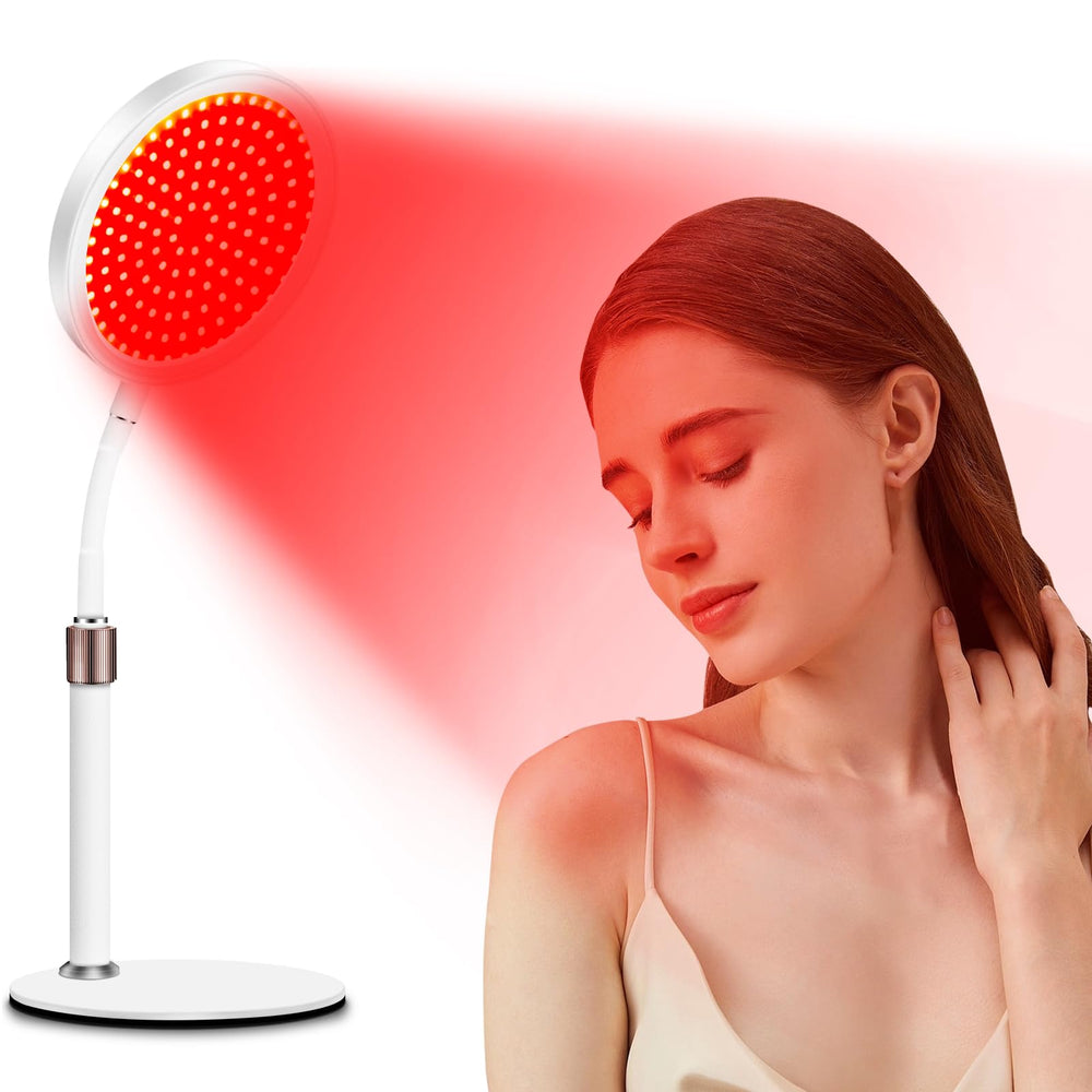 Devowellte red light device base enabling stable at-home therapy setup