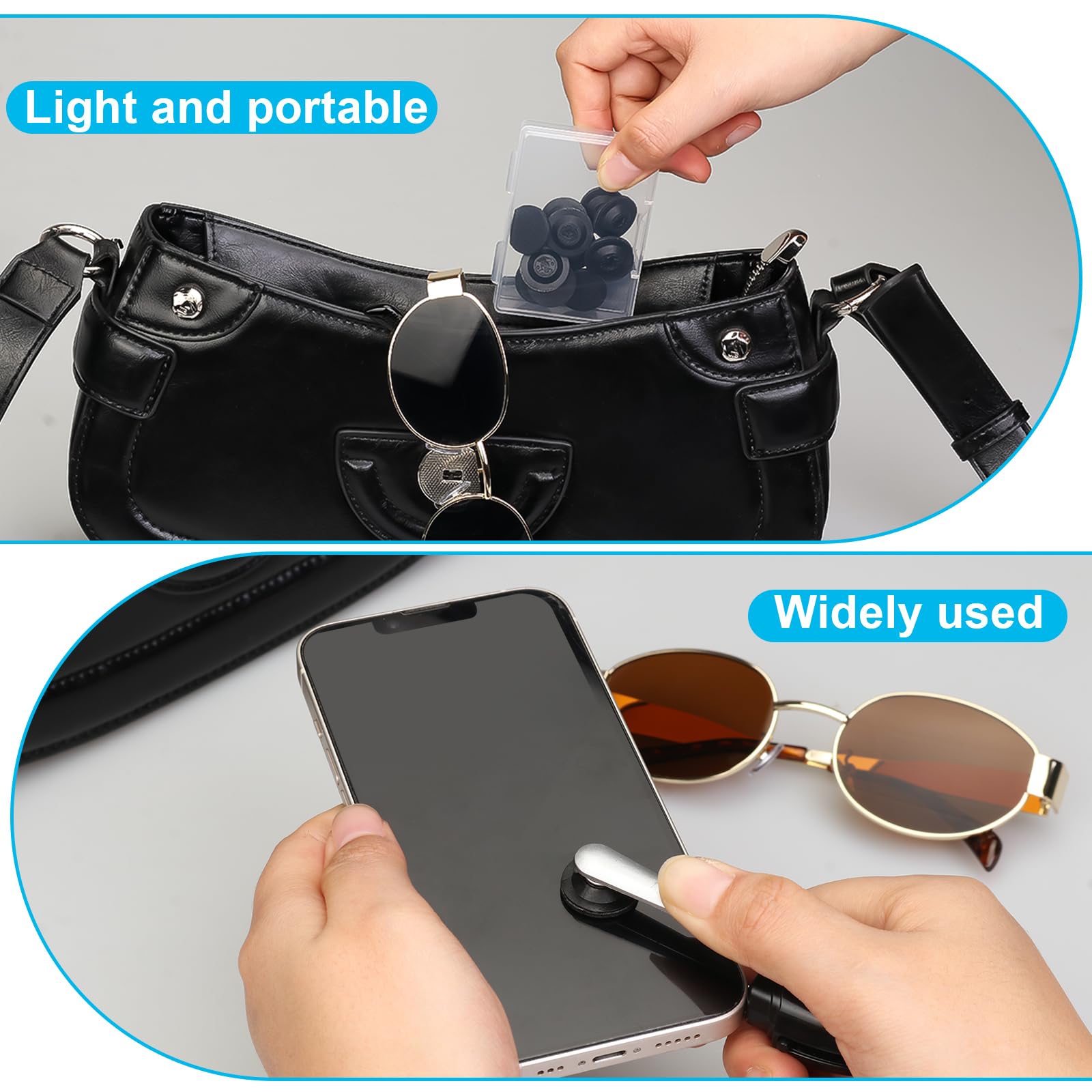 Dexspoeny fingerprint and debris removal on lens surfaces.