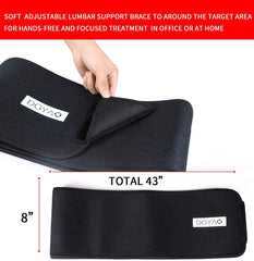 DGYAO wearable belt demonstrating soft, comfortable wrap during wear