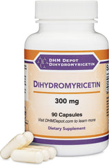DHM Depot Dihydromyricetin bottle pour showing easy daily dosage