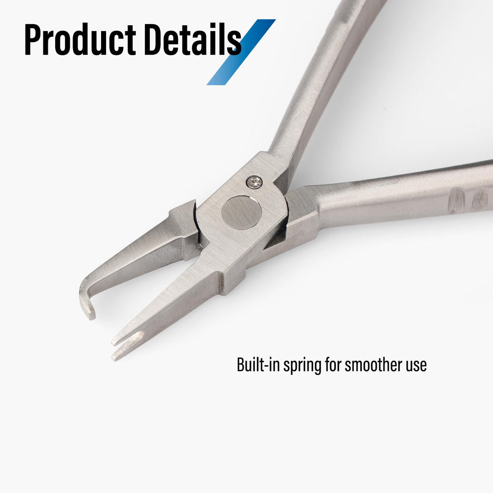 Dhoptical adjusting eyeglasses pliers in hand for DIY repairs