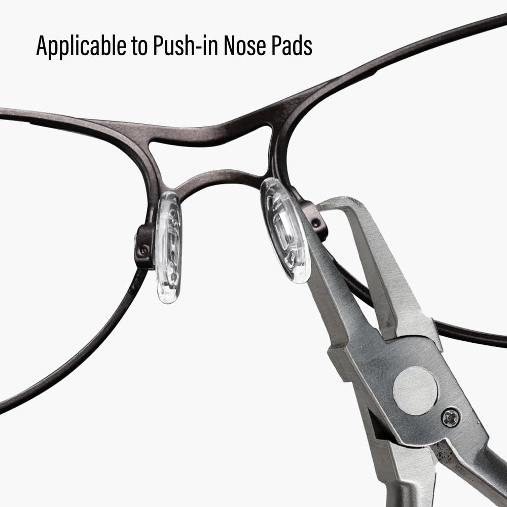 Dhoptical frame pliers on metal frames for secure adjustments