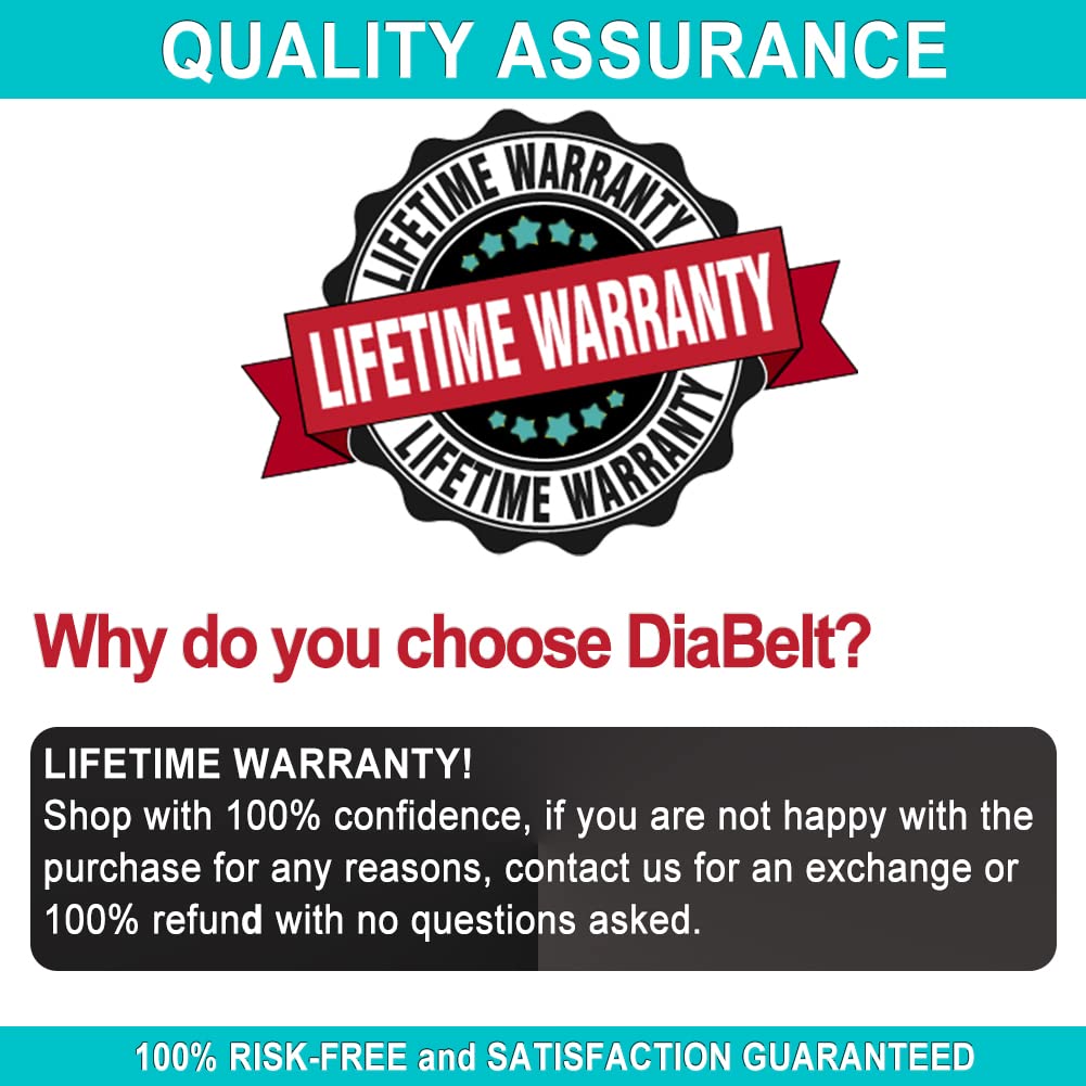 DiaBelt machine-washable durability for repeated use.