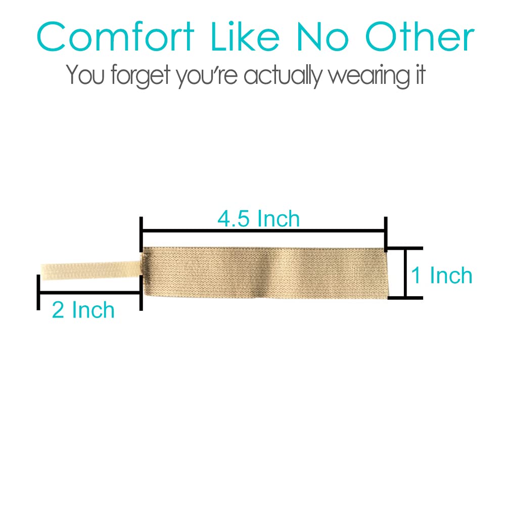 DiaBelt in-use scenario demonstrates all-day comfort and leakage prevention.