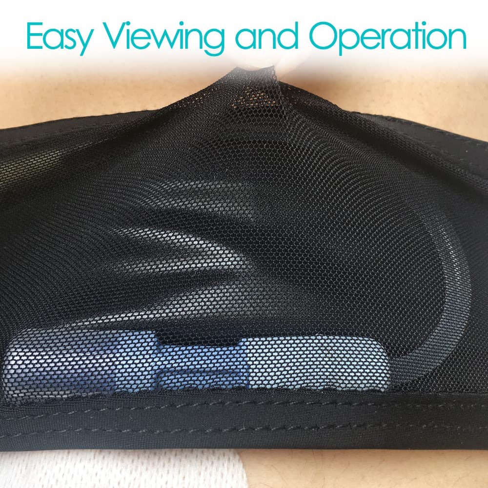 DiaBelt mesh-pocket PD belt shows discreet tubing guidance.