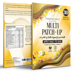 Diamond Hills Multi Patch-Up box showing a 30-day supply of patches