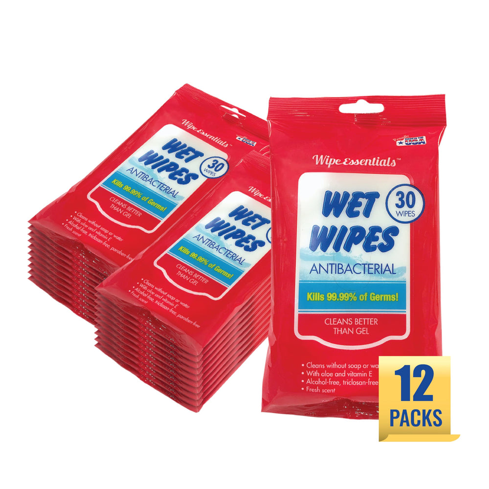 Diamond Wipes WipeEssentials bottle close-up showing moisturizing formula for everyday hand hygiene.