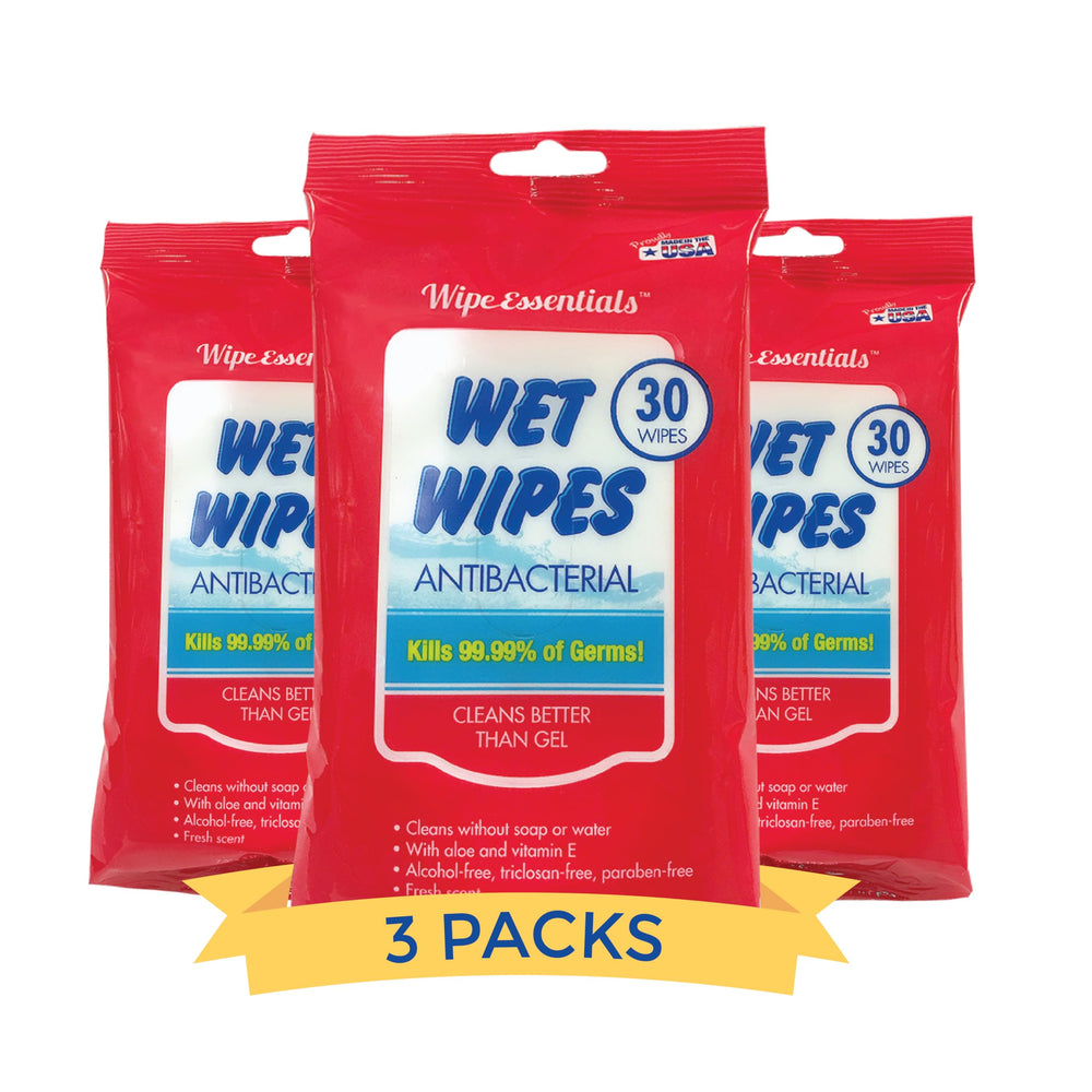 Diamond WipeEssentials packaging display highlights a travel-friendly wipe pack for on-the-go use.