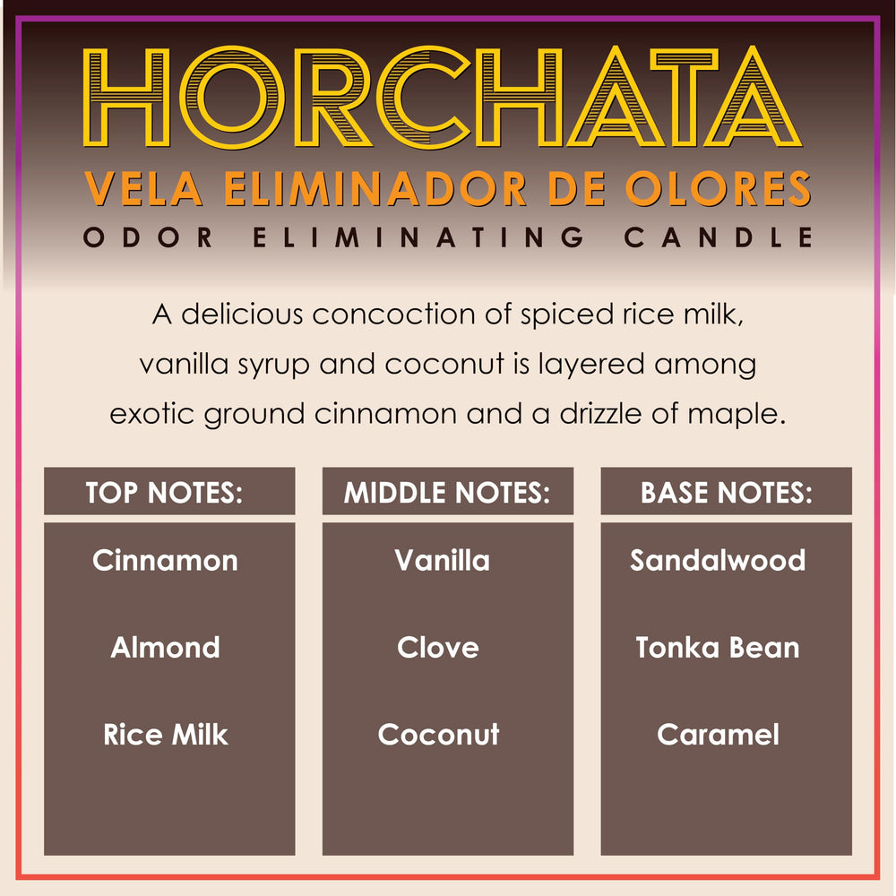 Dianne's Horchata 12 ounce candle provides long-lasting fragrance with odor management