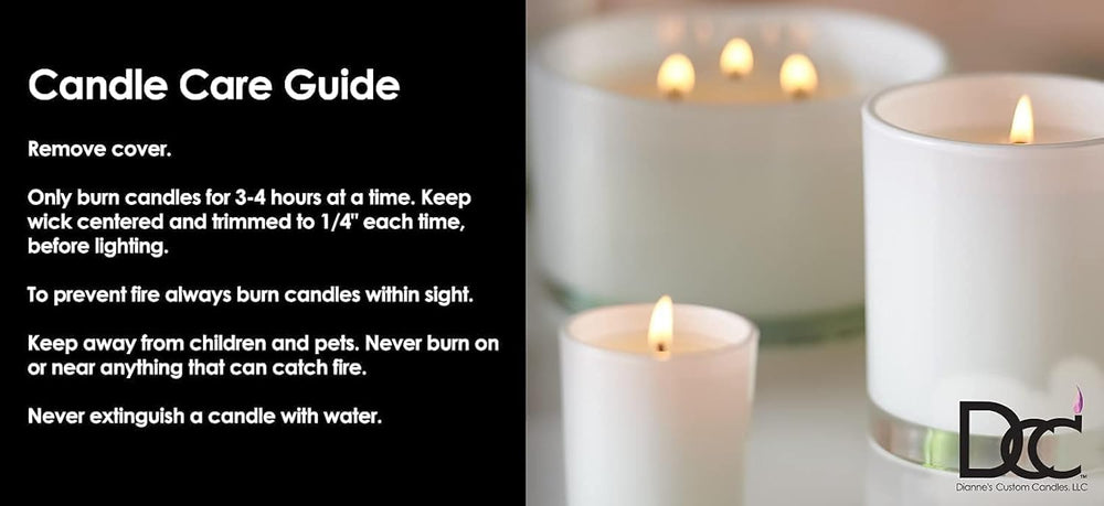 Burn time graphic for Dianne's Peppermint Two-Pack indicating up to 80 hours per candle.
