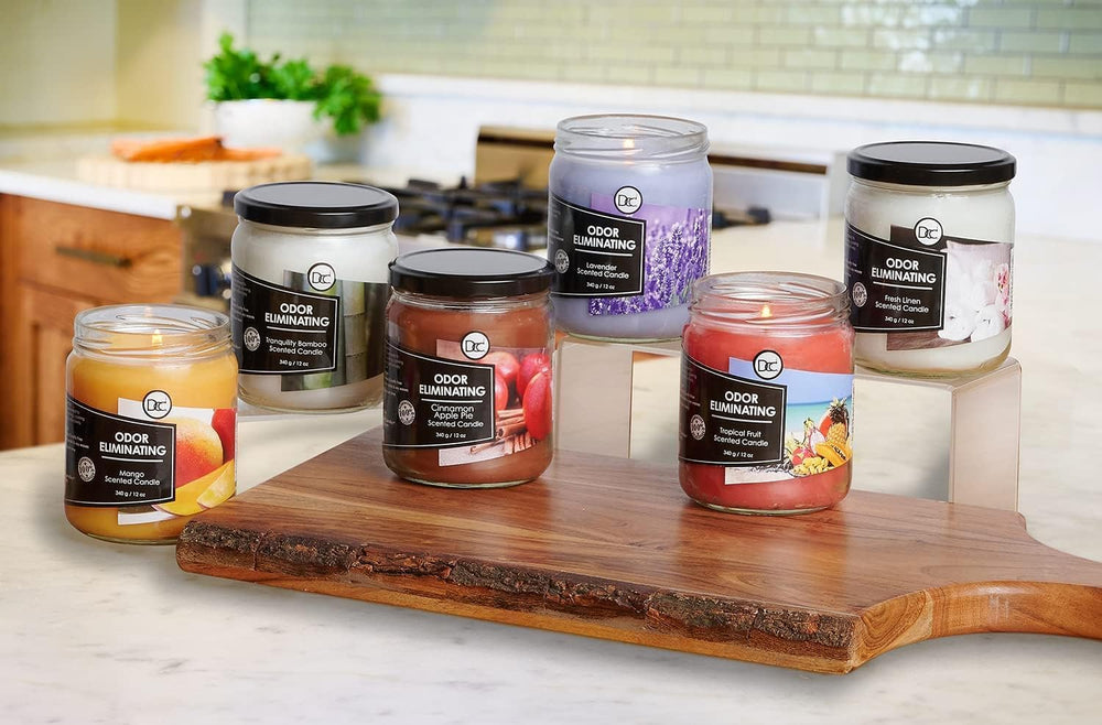 Dianne's Mango Two Pack label highlights burn time and allergen-friendly ingredients.