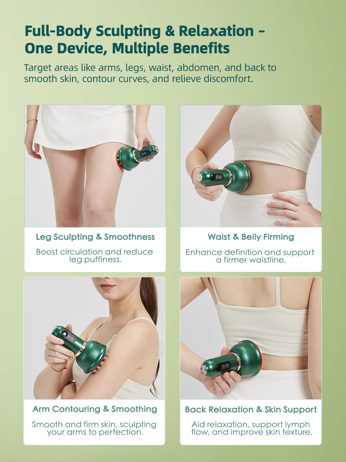 DiDEER full-body use device for legs, arms, and belly for circulation support.