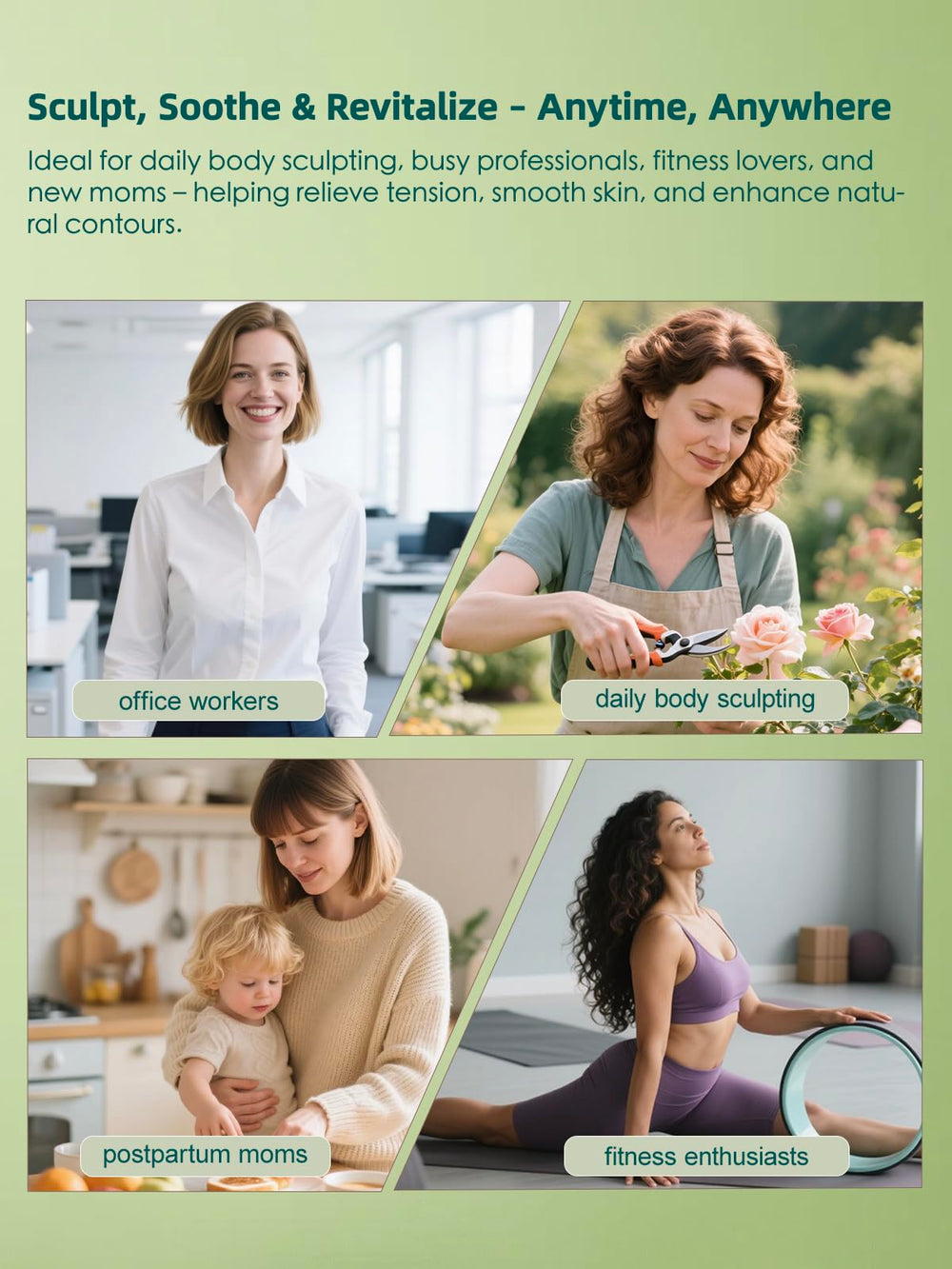 DiDEER gift-ready massager with 1-year warranty for friends and family.