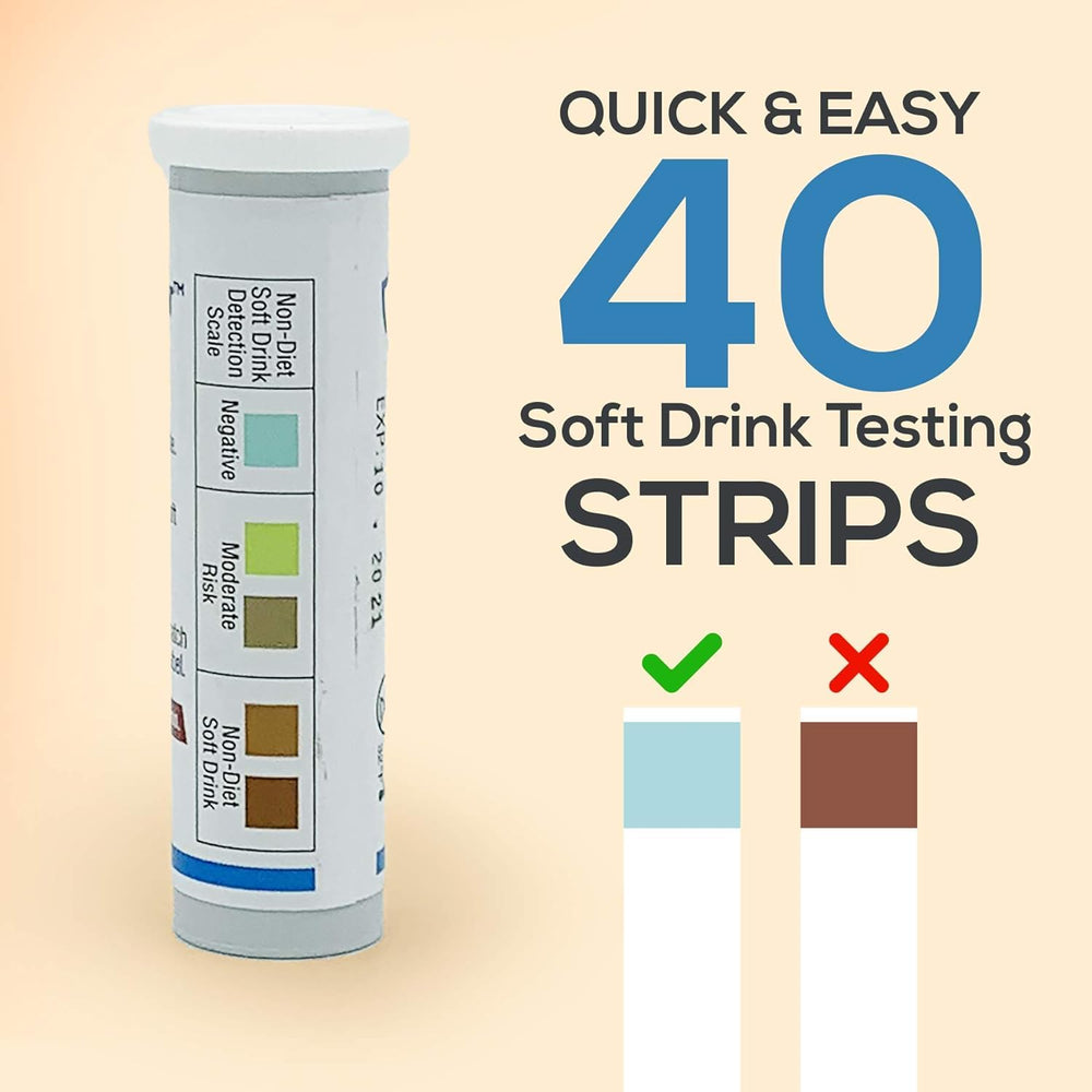 DietDetector Test Strips color indicator closeup showing result shade