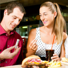 DietDetector Test Strips open box with sheets ready for use on the go