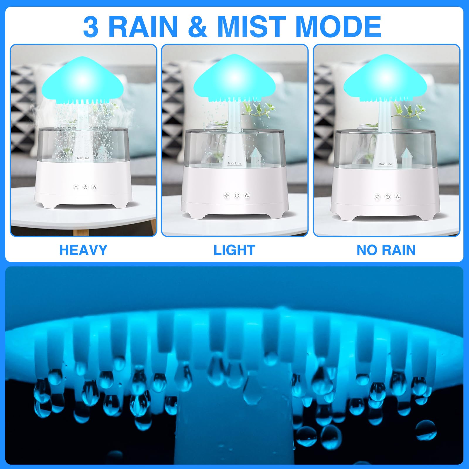 Diffuserlove Remote control operation enables easy timer and lighting adjustments.