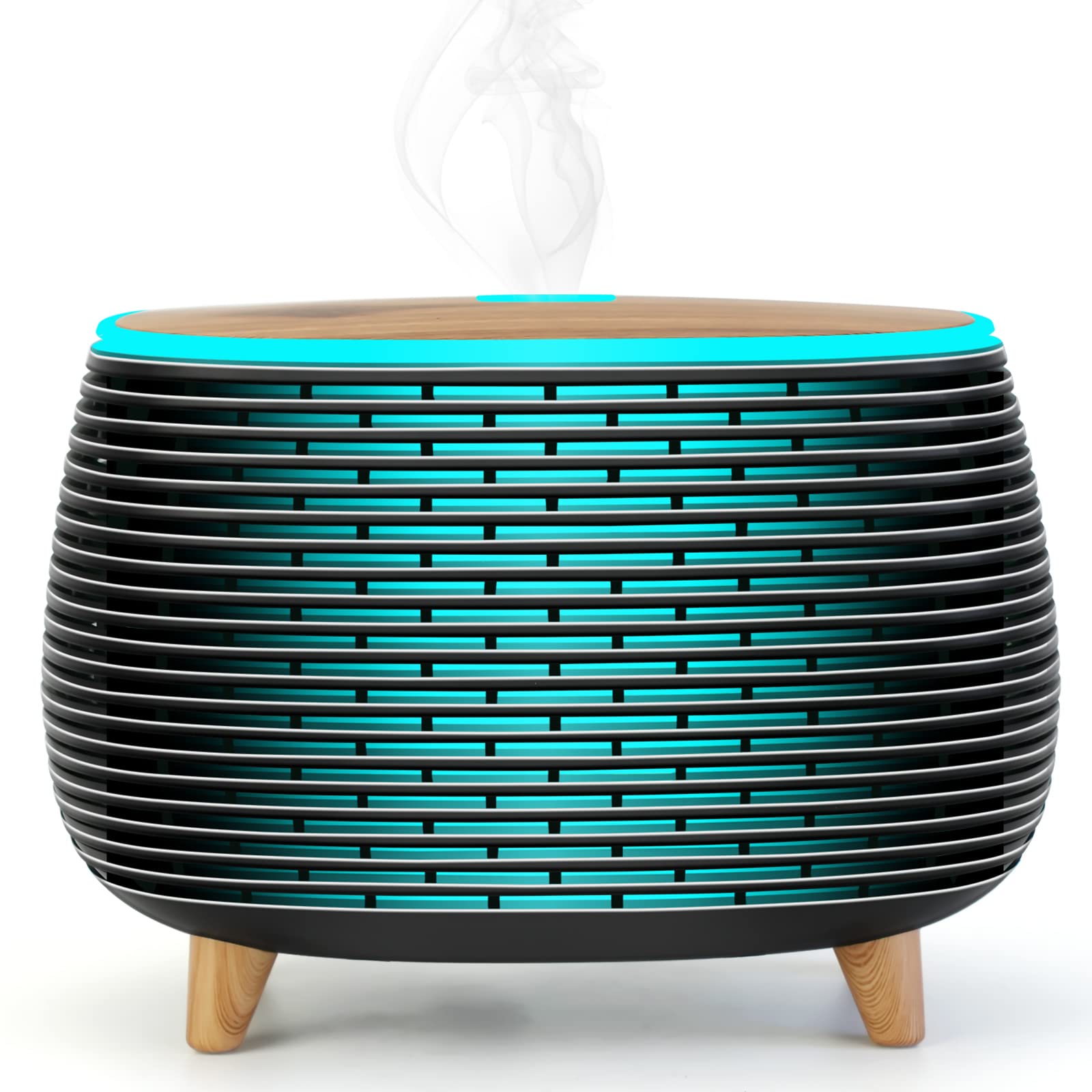 Diffuserlove 400ml diffuser capacity enables long-lasting aroma diffusion in any room.