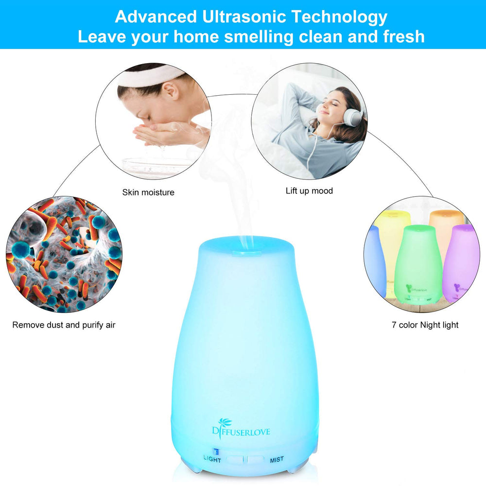 Diffuserlove auto shut-off enhances safety during use.