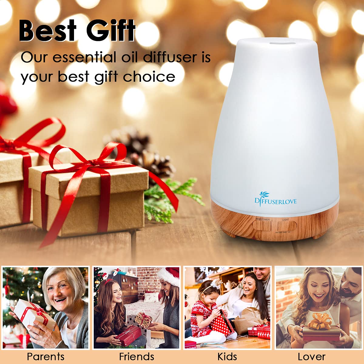Diffuserlove compact 300ml tank fits desks and small spaces