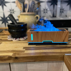 Diffuserlove Flame Diffuser with two flame colors for cozy ambiance