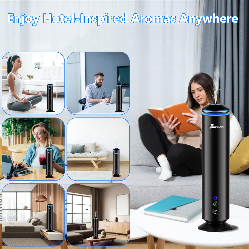 Diffuserlove ambient LED lighting enhances room ambiance subtly