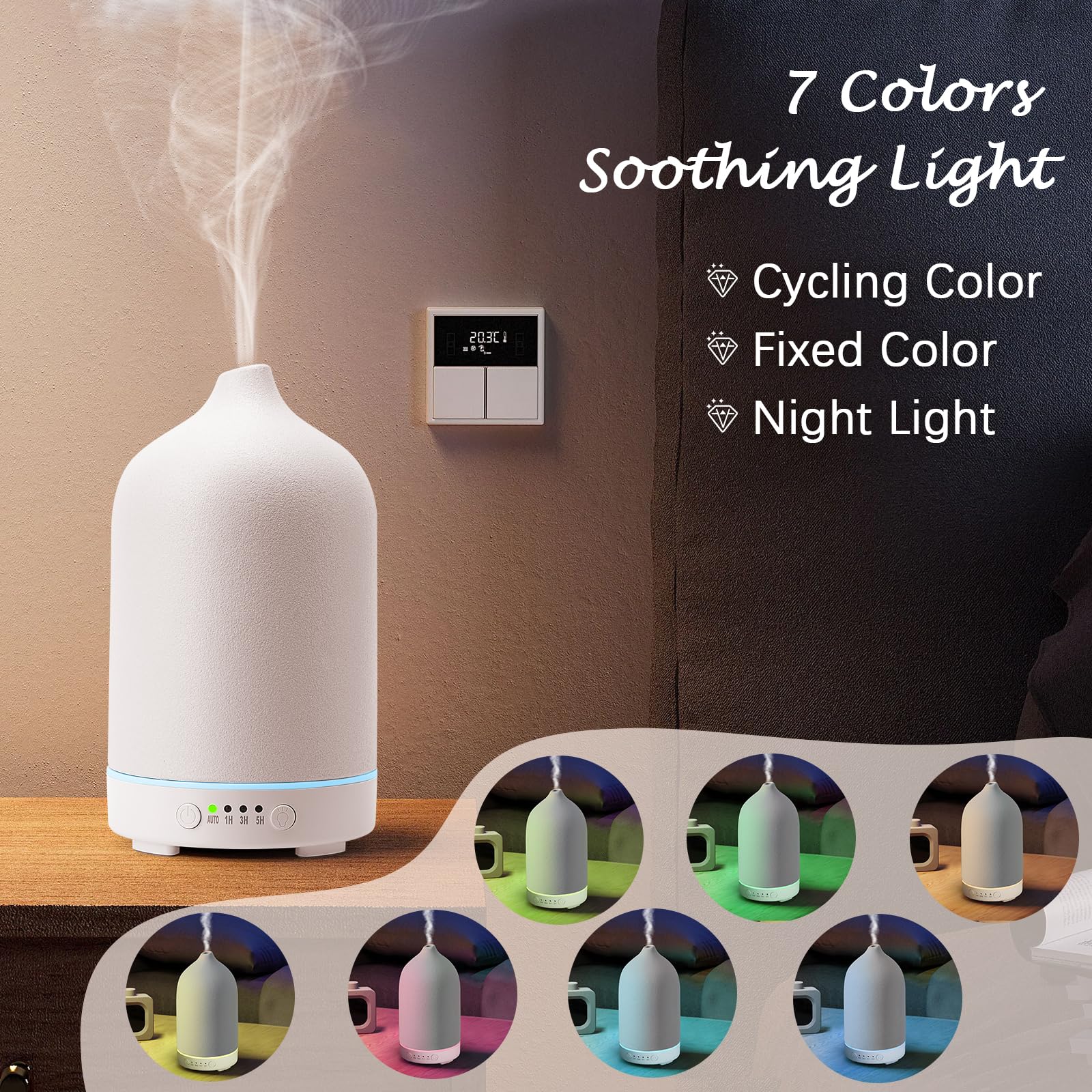 Diffuserlove quiet operation fits yoga, study, or office without distraction.