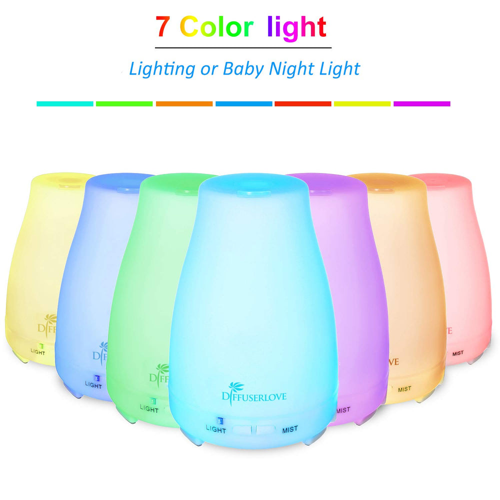 Diffuserlove remote-control diffuser for convenient setup from bed or sofa.
