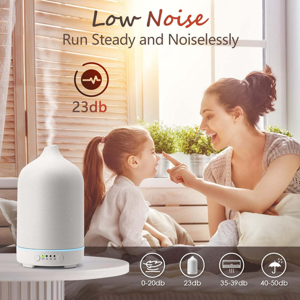 Diffuserlove room diffuser supports aromatherapy use in living rooms or bedrooms.