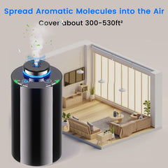 Diffuserlove waterless diffuser with seven color lights creates ambient mood.