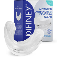 Difiney 4.0 front view: slim mouthpiece designed for comfortable, secure night use