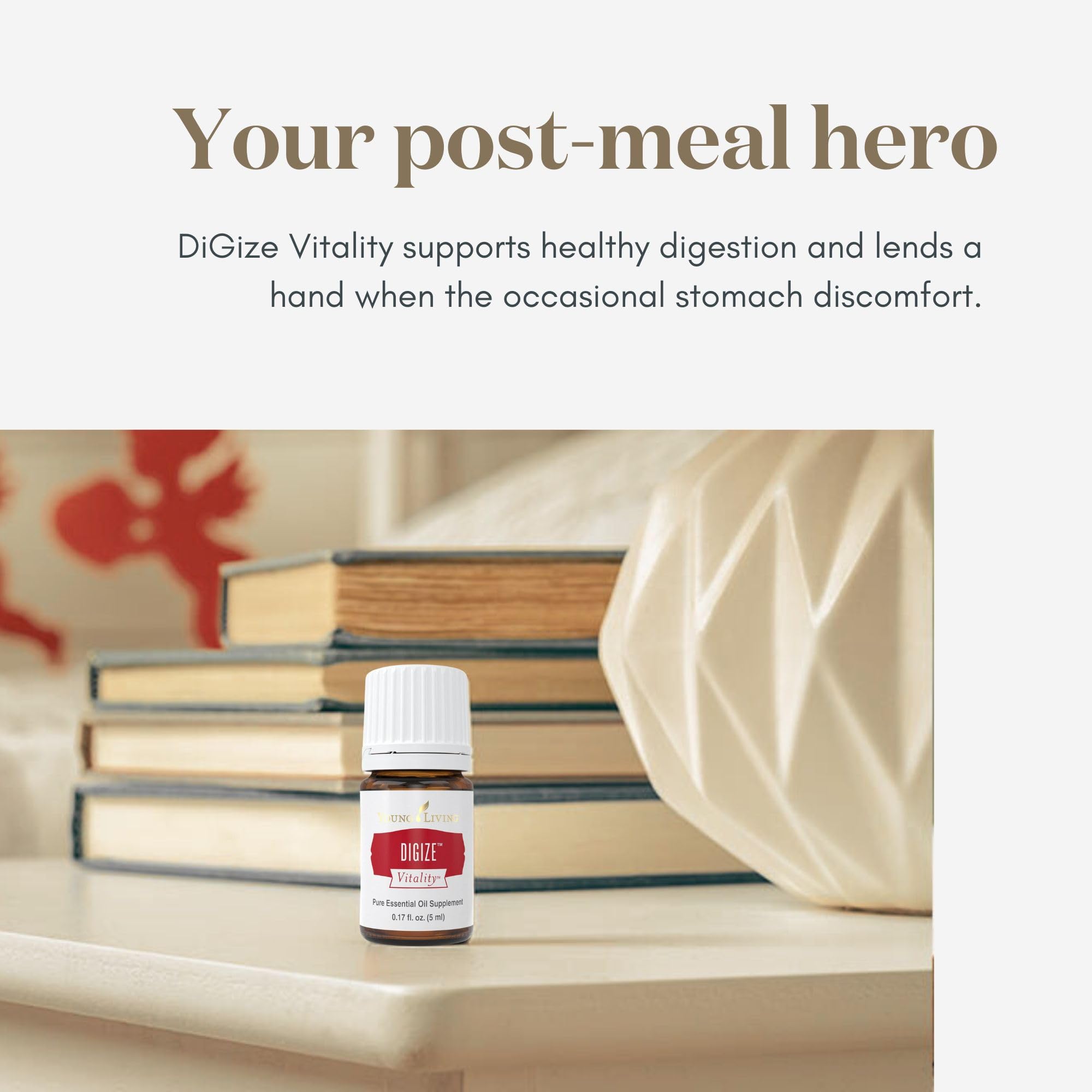 Travel-friendly 5 ml bottle for easy digestive support wherever you go