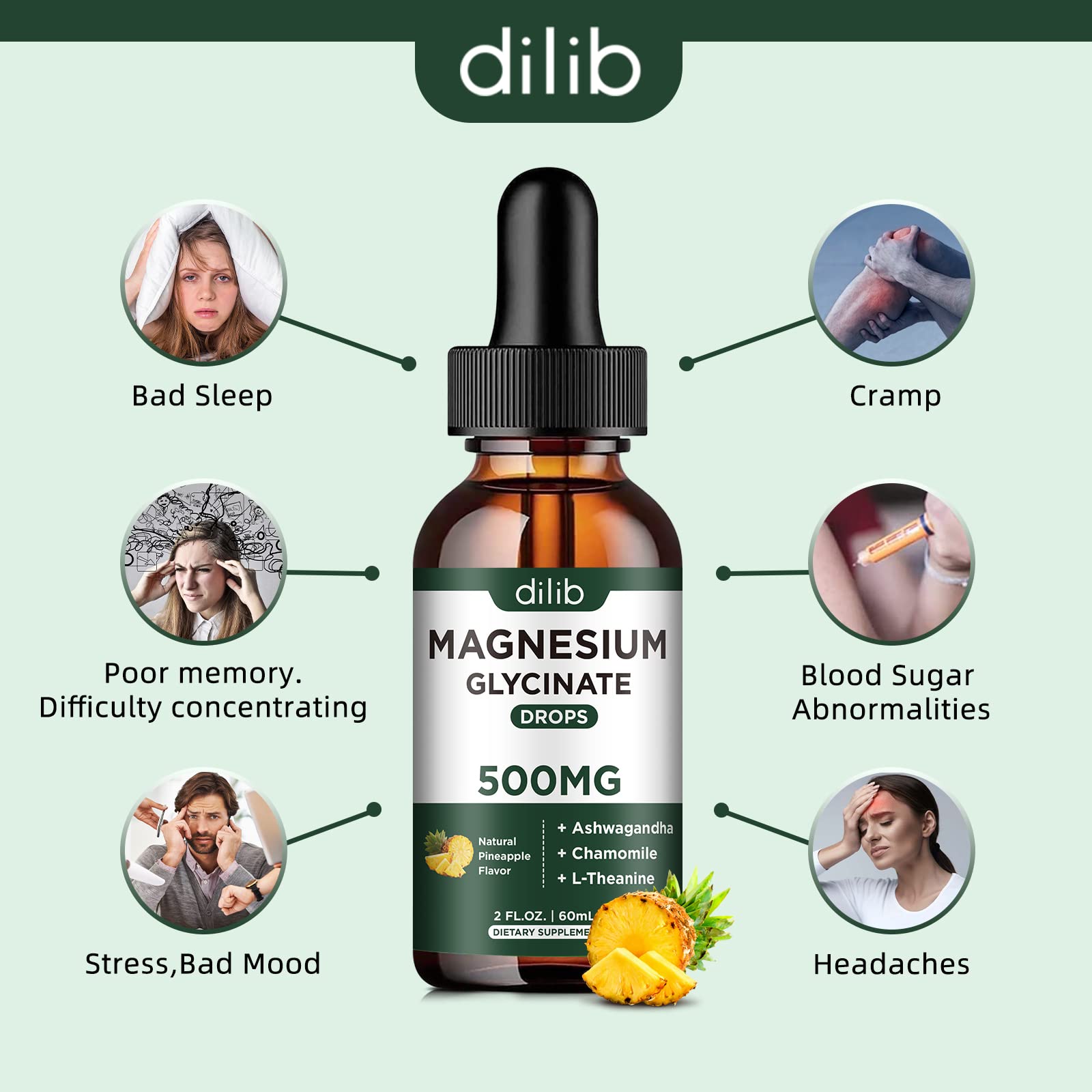 Dilib 60ml bottle provides a month of easy, measured dosing.