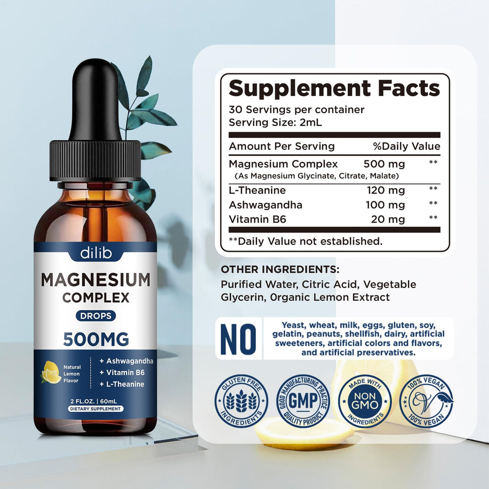 Active lifestyle scene with Dilib magnesium drops for daily muscle support.